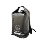 Dry bag with a visible brand logo on a white background