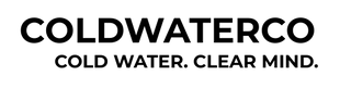 Coldwaterco logo with tagline 'Cold Water. Clear Mind.' on a white background